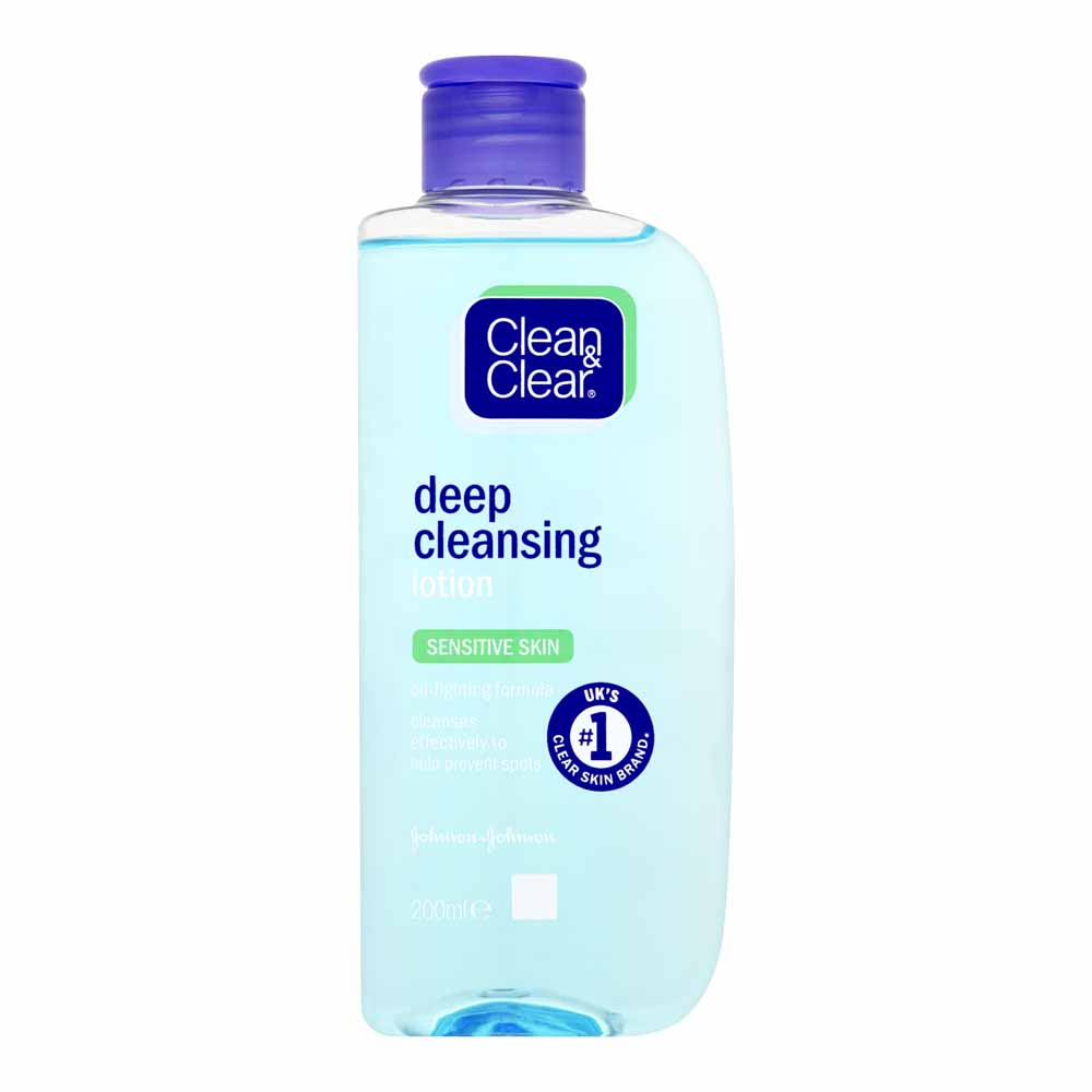 Clean & Clear Deep Cleansing Lotion 200ml Image 1