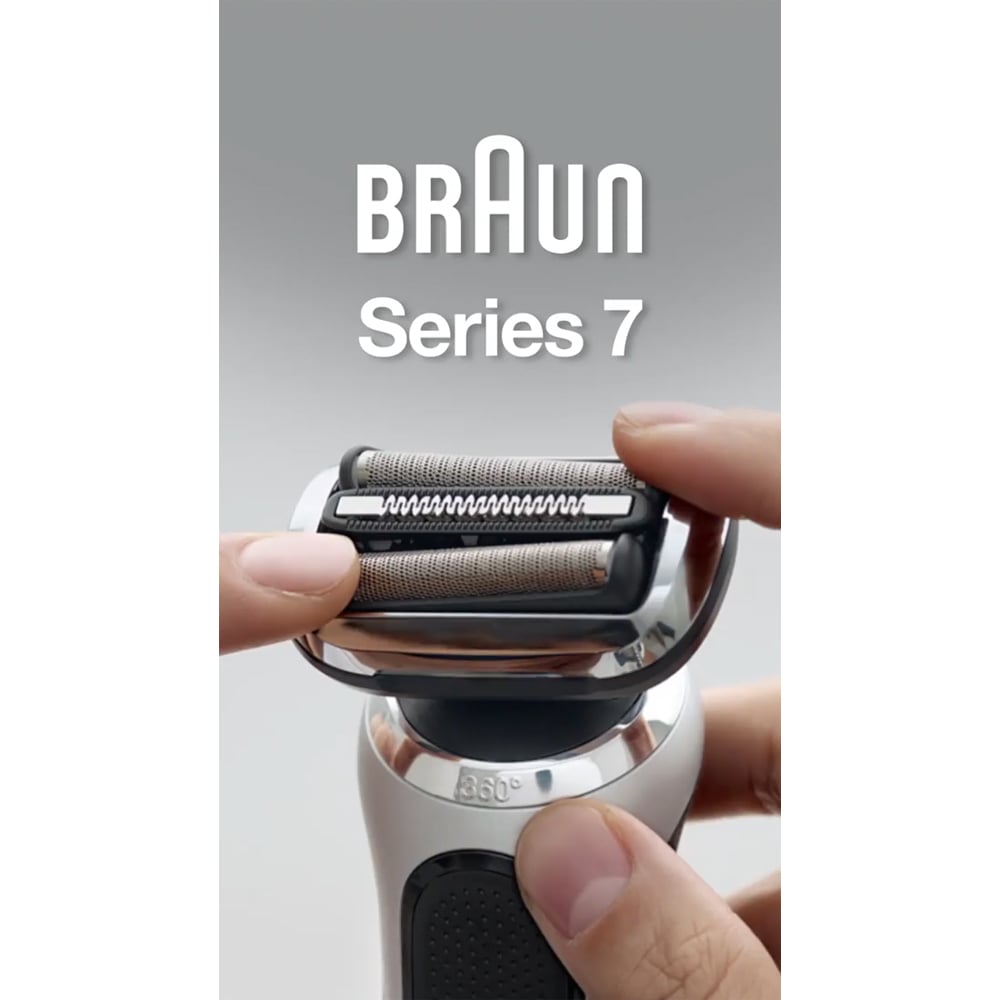 Braun Series 7 72-C7650cc Gold Electric Shaver with SmartCare Centre and EasyClick Attachments Image 8
