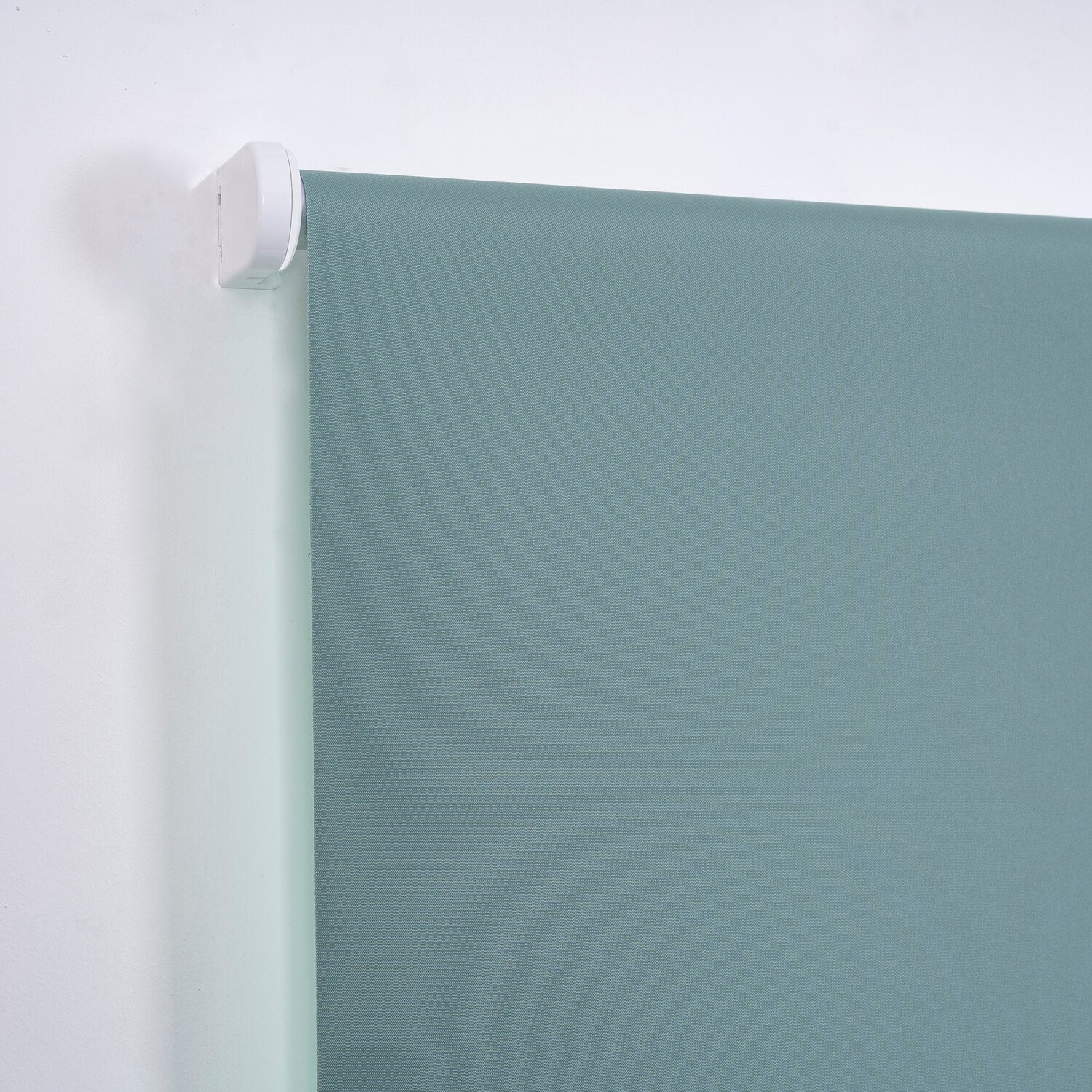 Plain Blackout Blinds Jade Green 60cm Image 4