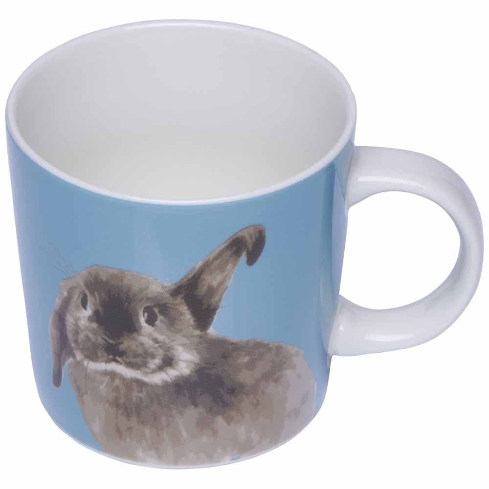 Wilko Blue Bunny Mug Image 2