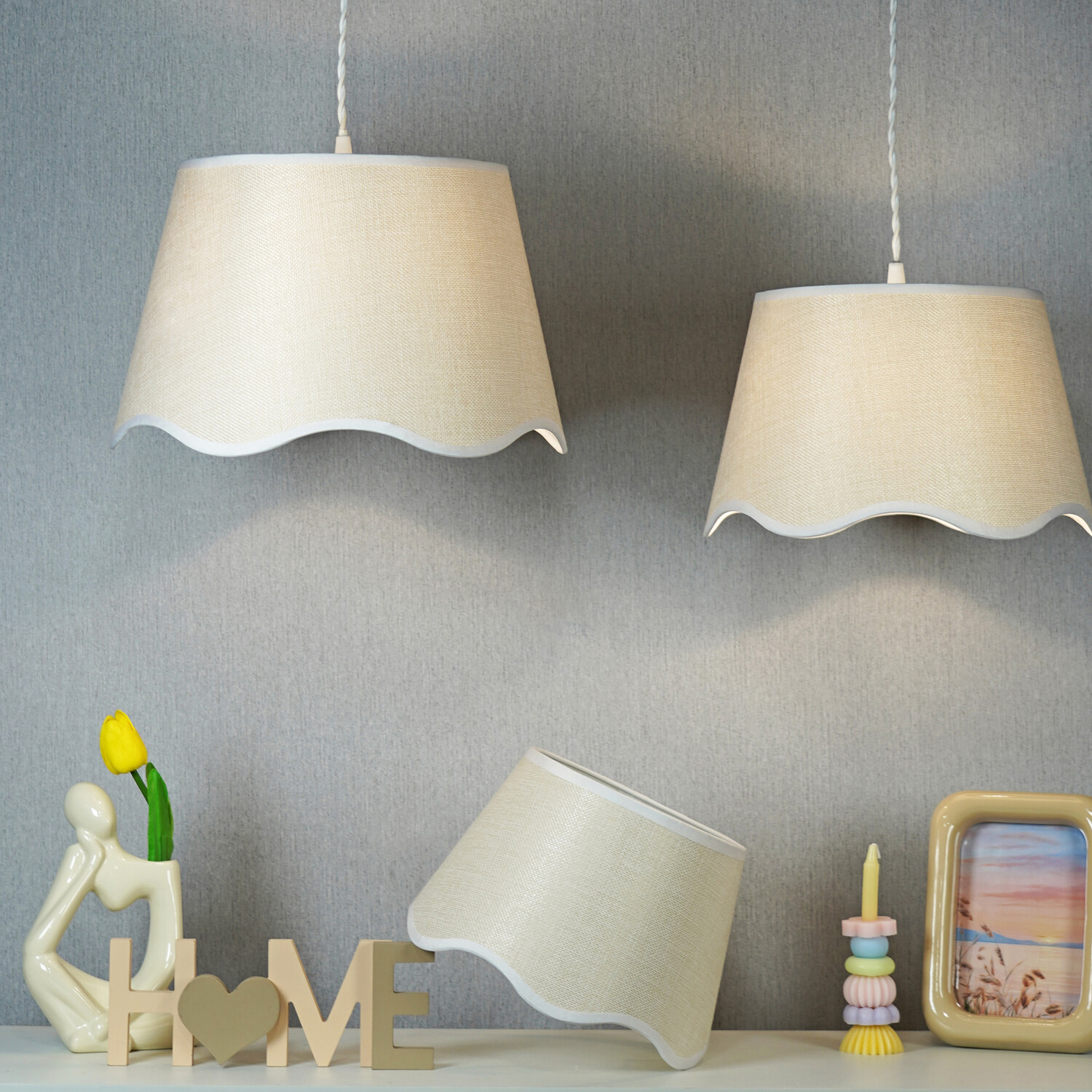 Scallop Shade Natural 25.5cm Image 13