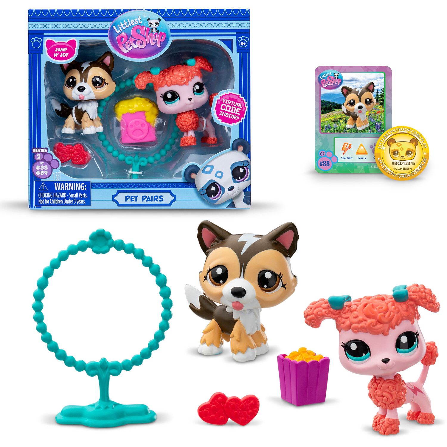 thumbnail image 2 of Random 5-Pack Littlest Pet Shop LPS Dogs & Cats With 7 Accessories – Near Mint, Kids Gift 2 of 6