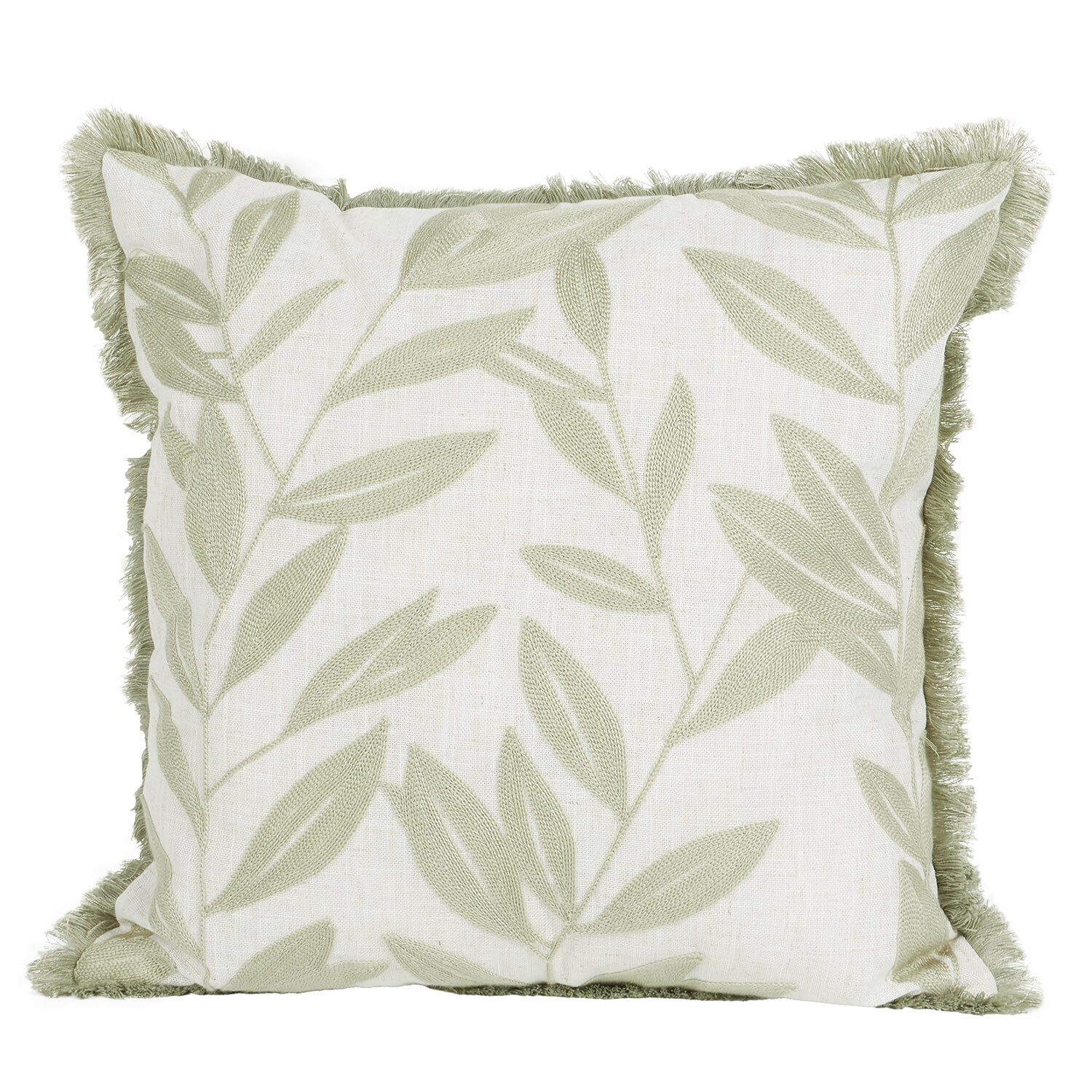 Hallie Leaves Cushion  - Multicolour Image 1