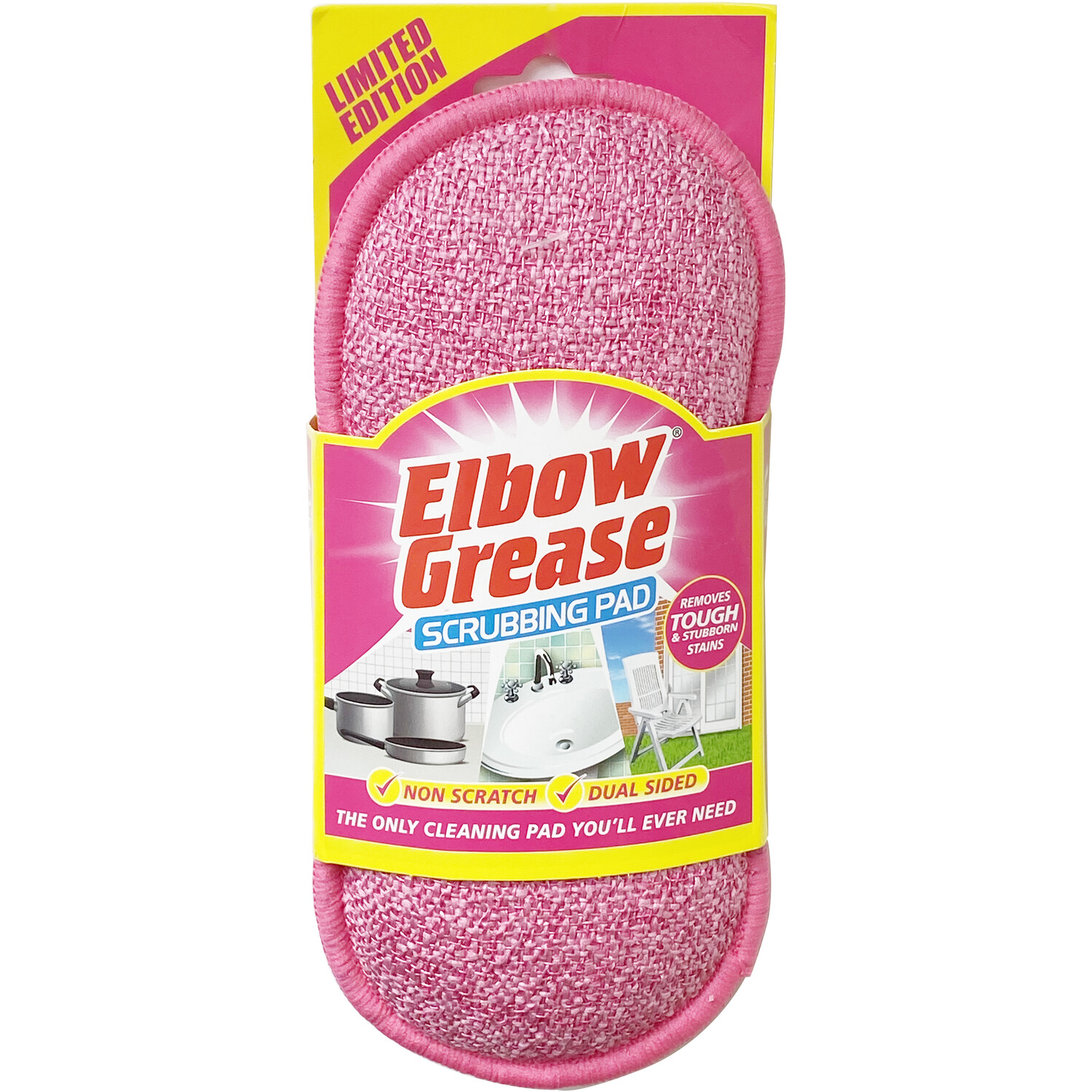 Elbow Grease Scrubbing Pad - Pink Image