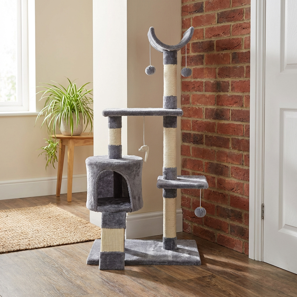 Hallworthy Cat Scratch Post - Grey Image 5