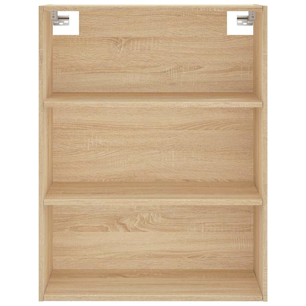 vidaXL 2 Glass Door 3 Shelf Sonoma Oak Highboard Image 6