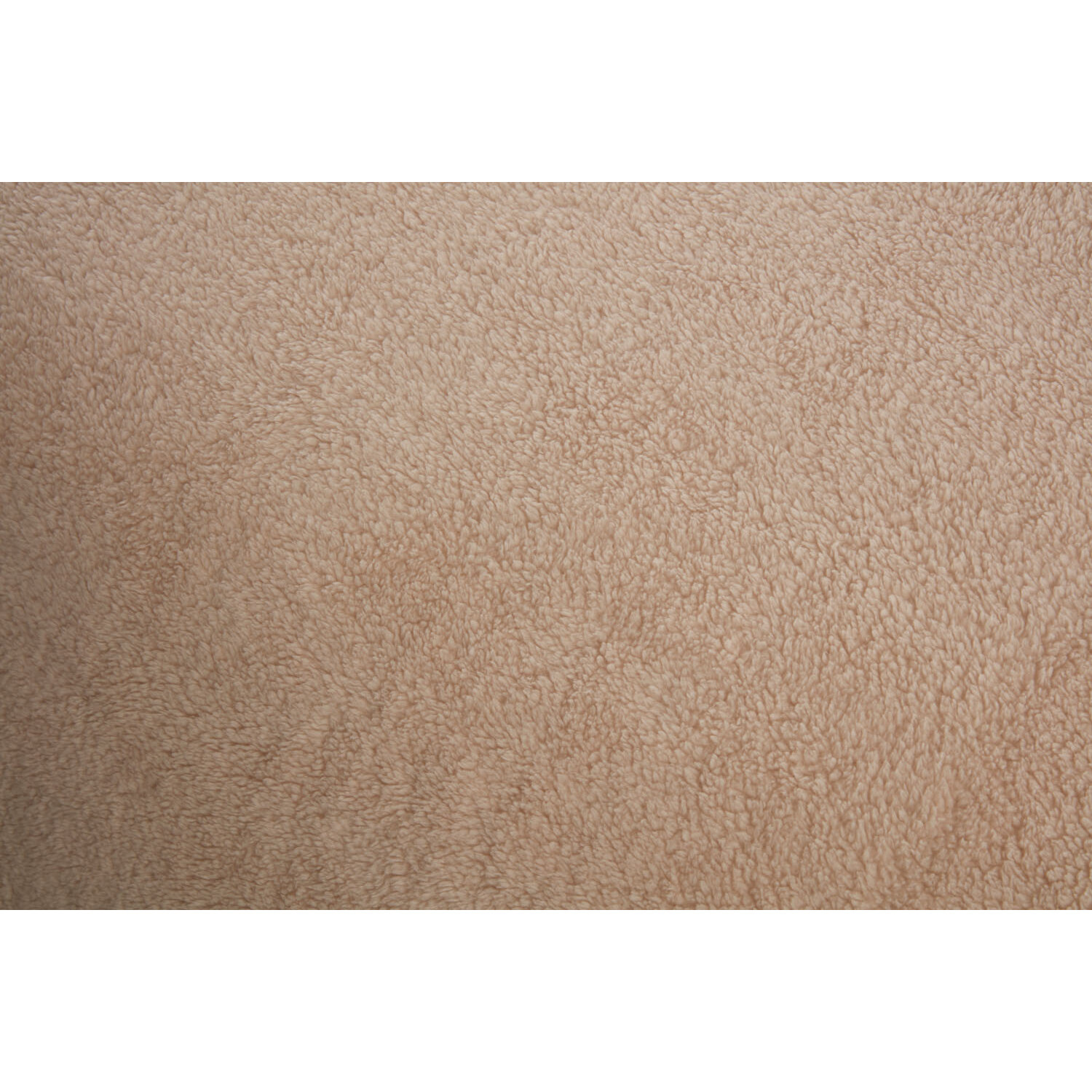 King Size Natural Teddy Fleece Fitted Sheet Image 2