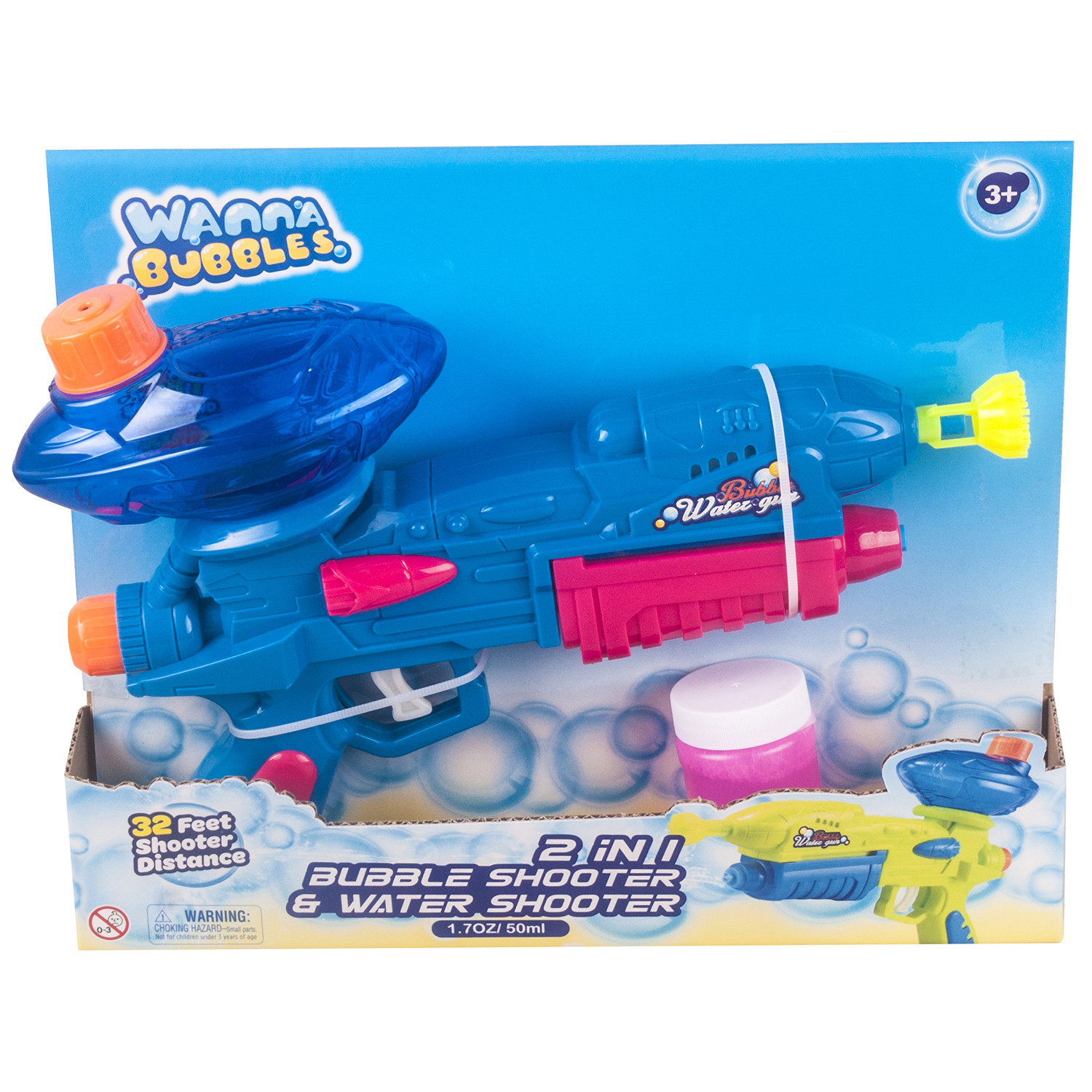 2-in-1 Bubble and Water Shooter Image 1