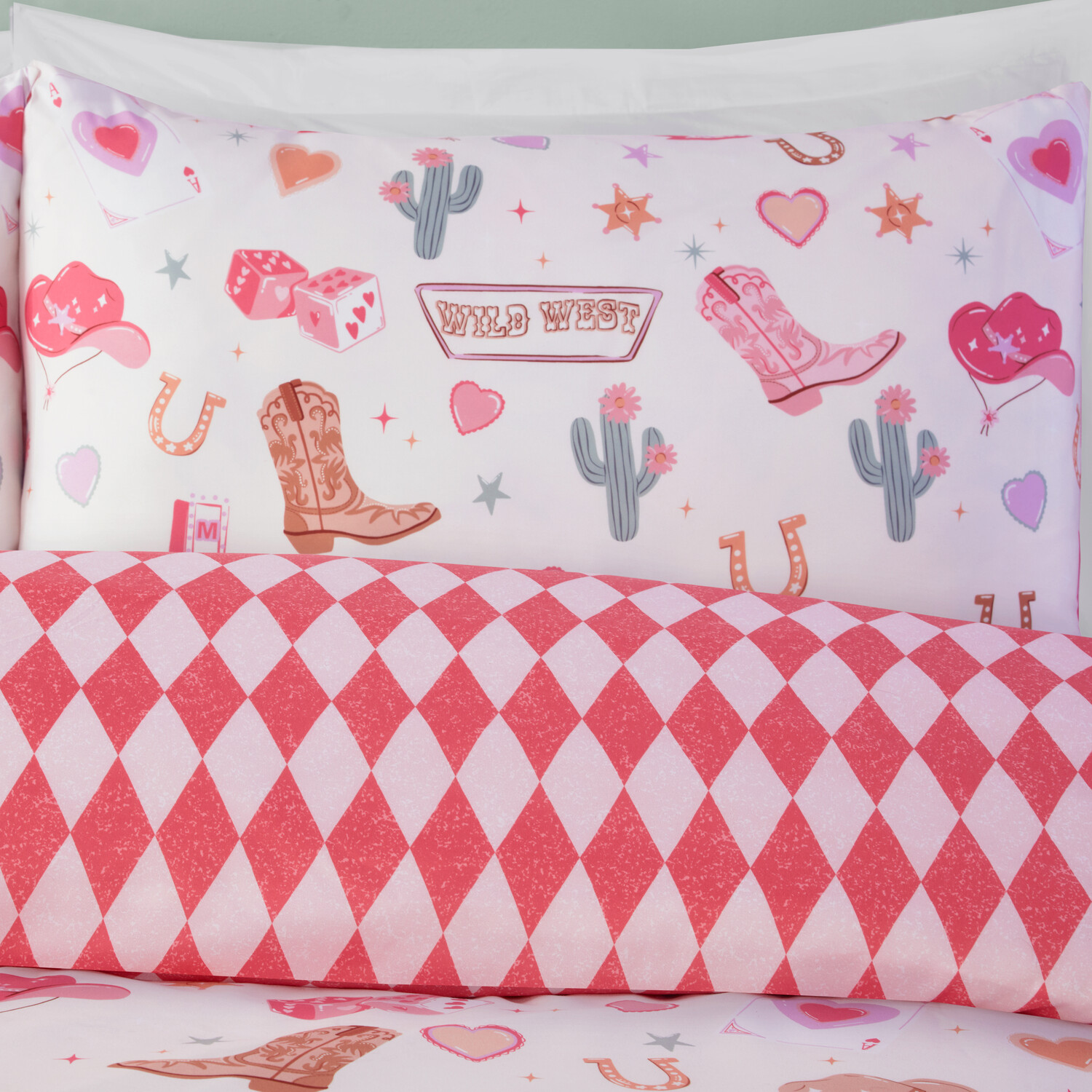 Wild West Duvet Set Blush Double Image 5