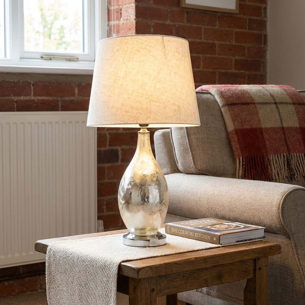 Cara Table Lamp Chrome Image 6
