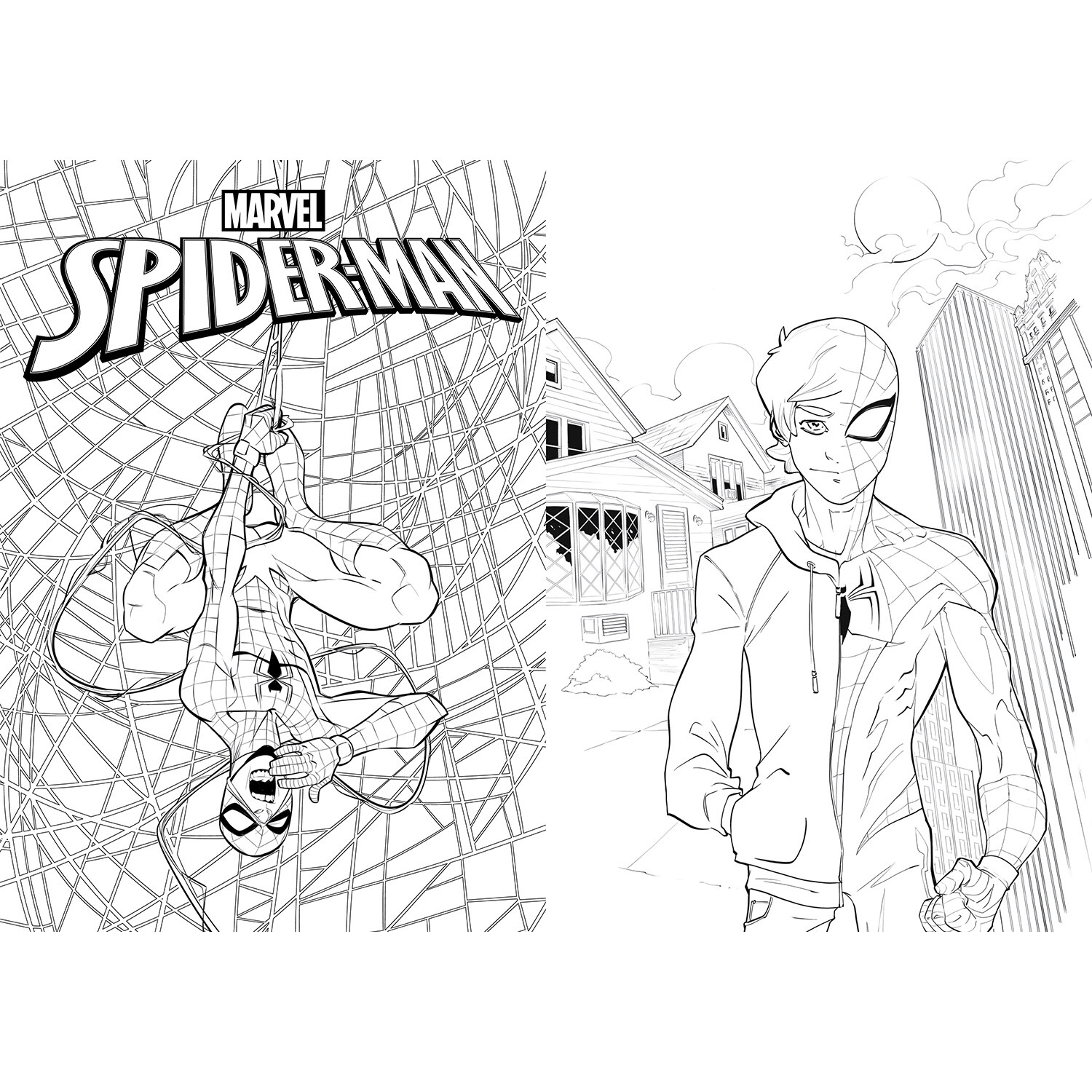 Marvel Legends Colouring Book Image 3