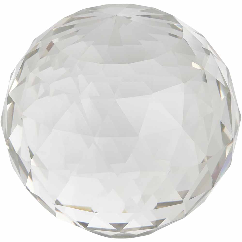 Wilko Crystal Faceted Sphere Small Image 1