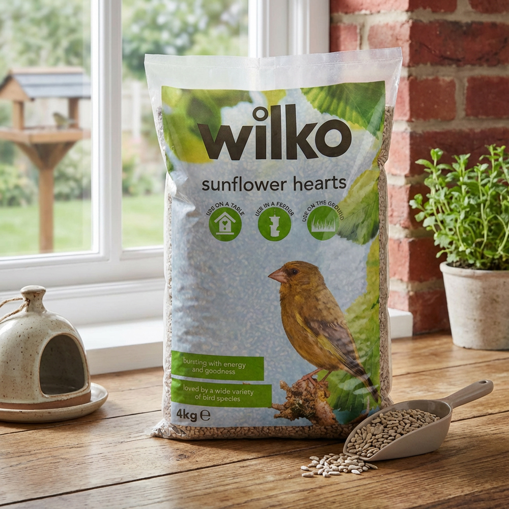 Wilko Wild Bird Sunflower Hearts 4kg Image 6