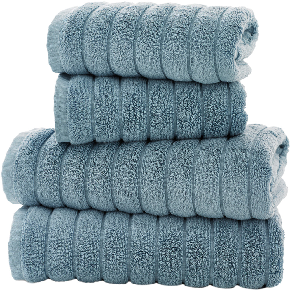 The Lyndon Company Ribbleton Blue Bath Towel Image