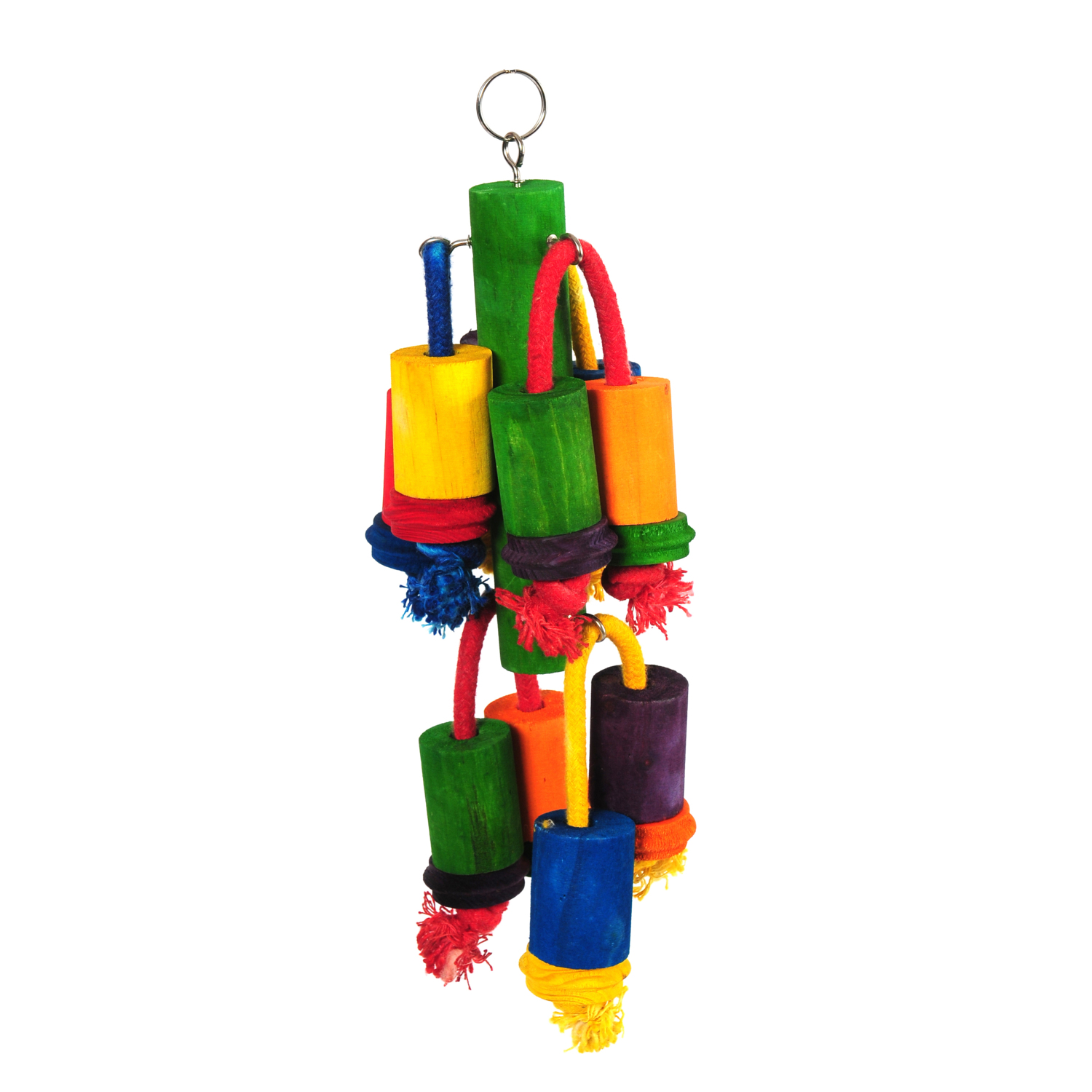 Happy Pet Multicolour Wood Hanging Toy Image