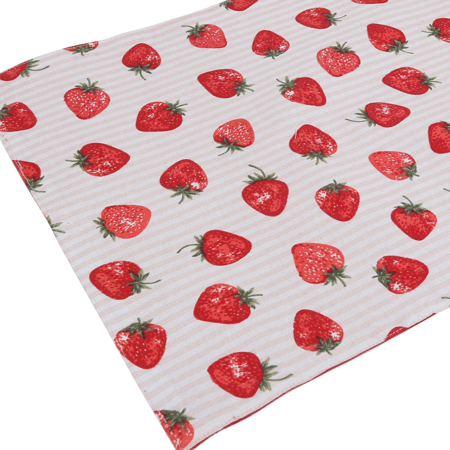 My Home Strawberry Table Runner - Red Image 4