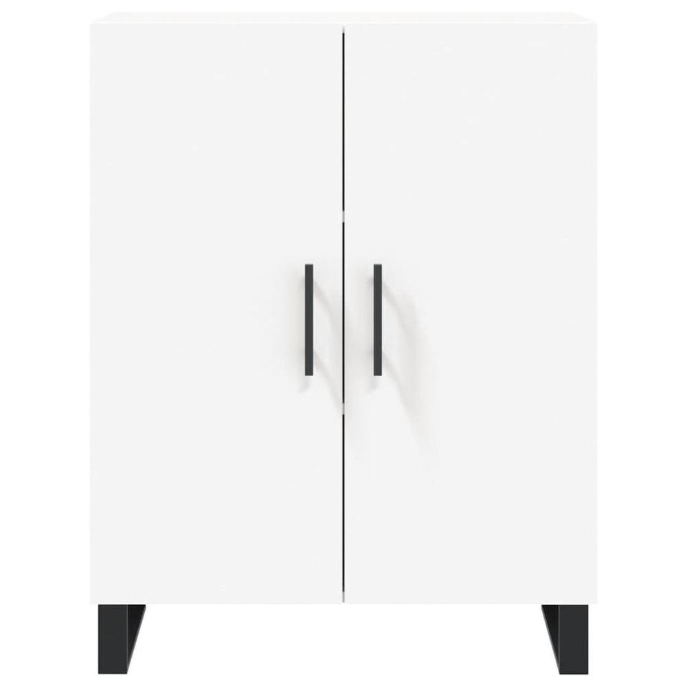 vidaXL 2 Door 3 Shelf White Highboard Image 8