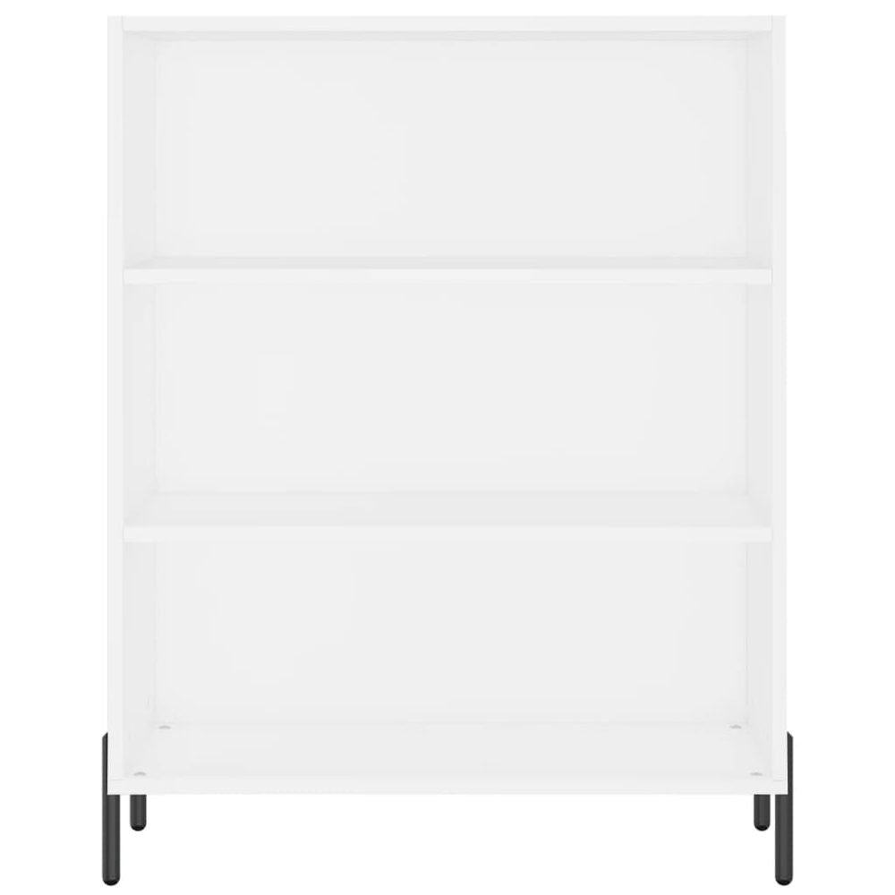 vidaXL 2 Door 3 Shelf White Highboard Image 8