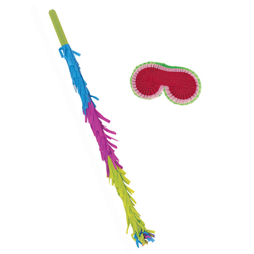 Pinata Buster Stick and Blindfold Image