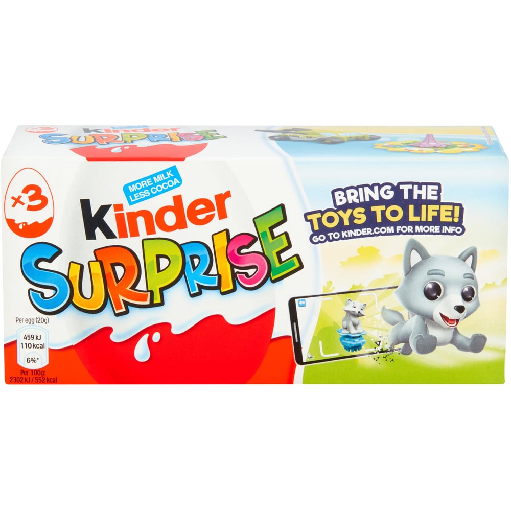 Kinder Surprise Egg 3 Pack Image