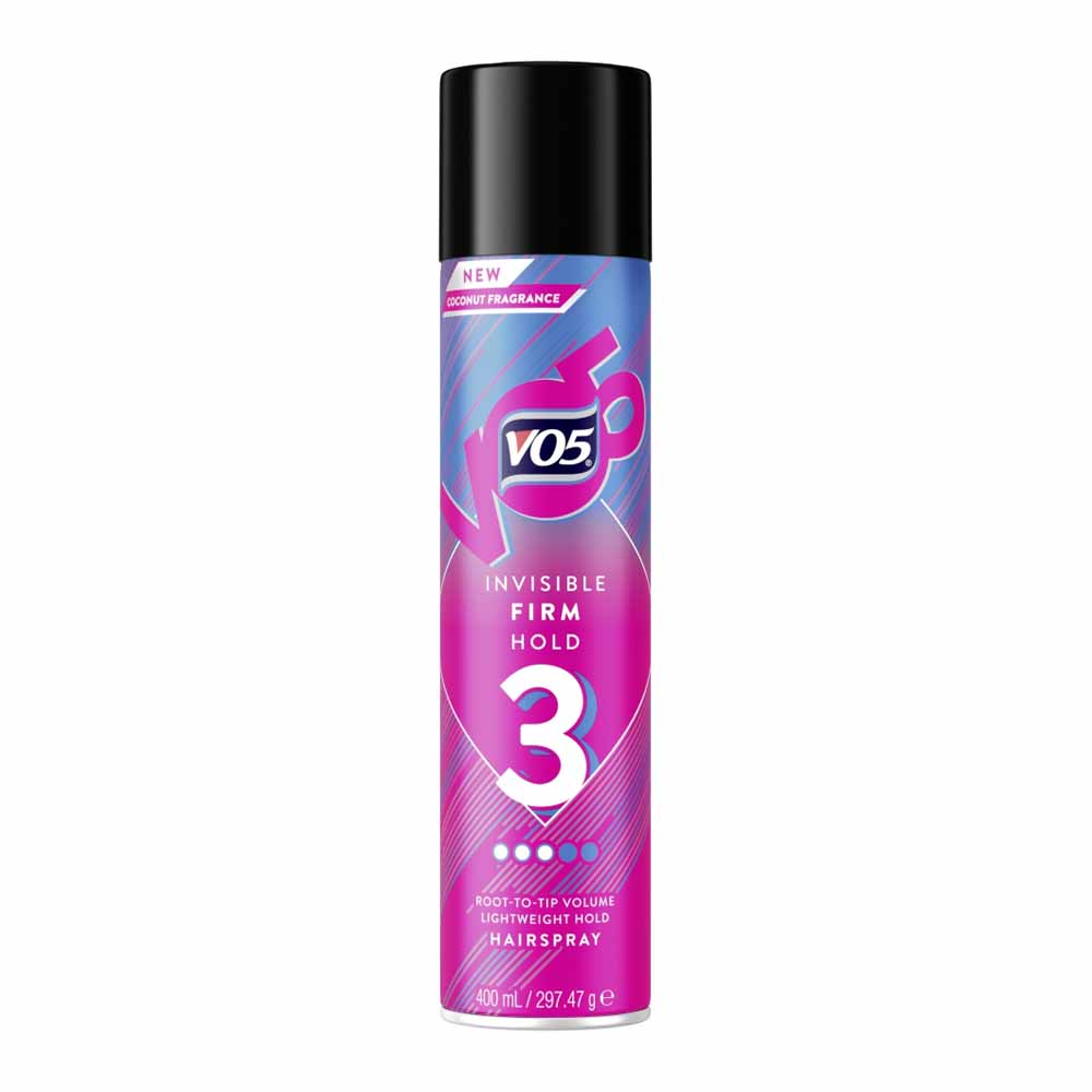 VO5 Firm Hold Hairspray 400ml Image 2