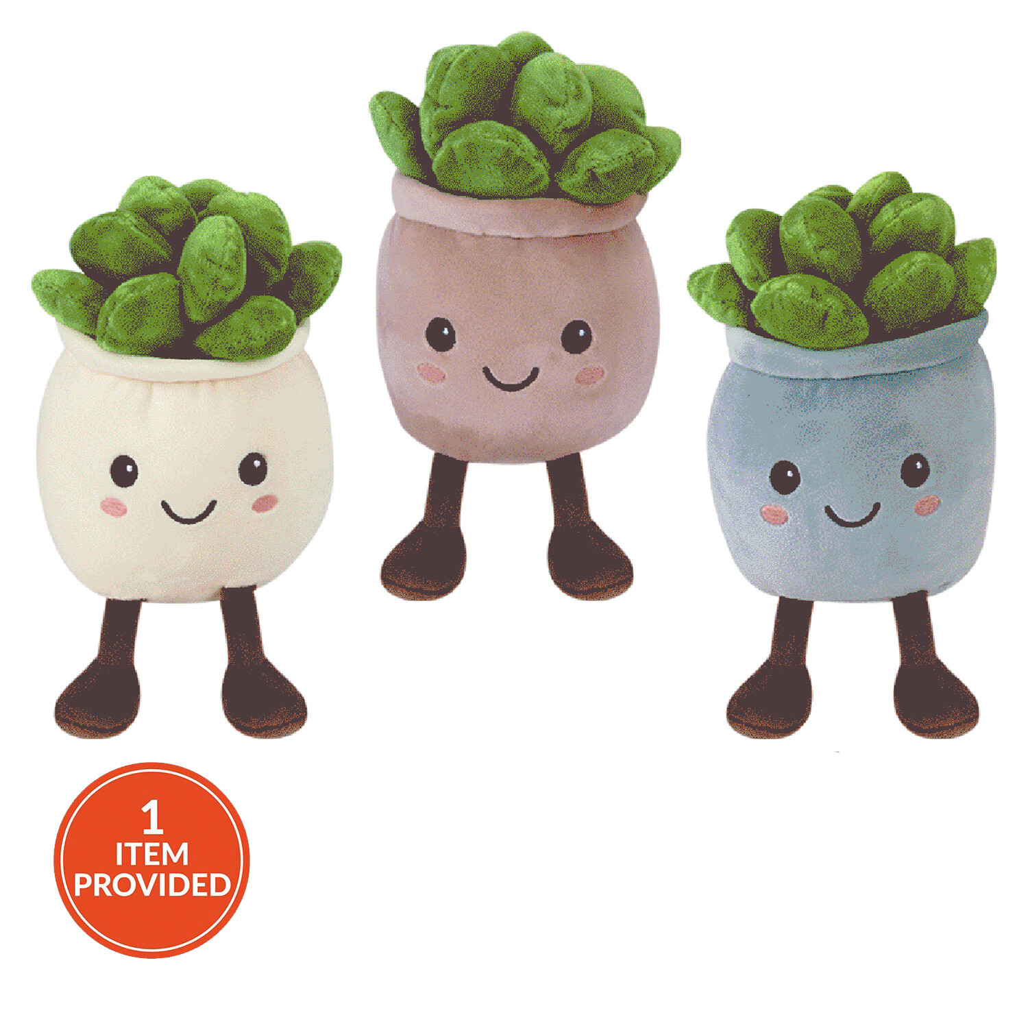 Succulent Plant Pot Plush Image 1