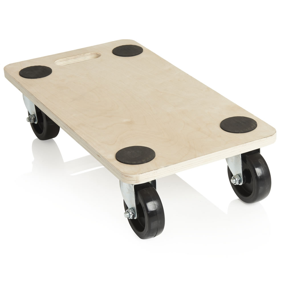 Wilko 57.5 x 30cm Rectangular Furniture Dolly Image 1