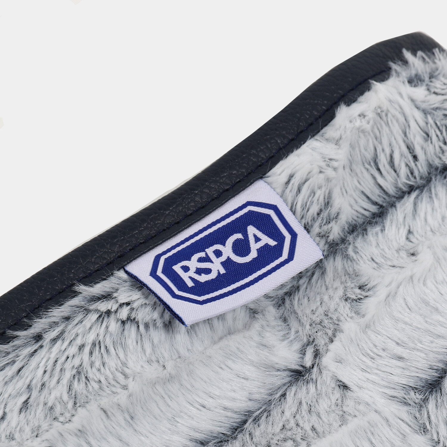RSPCA Brick Velvet Finish Blanket - Blue Image 2