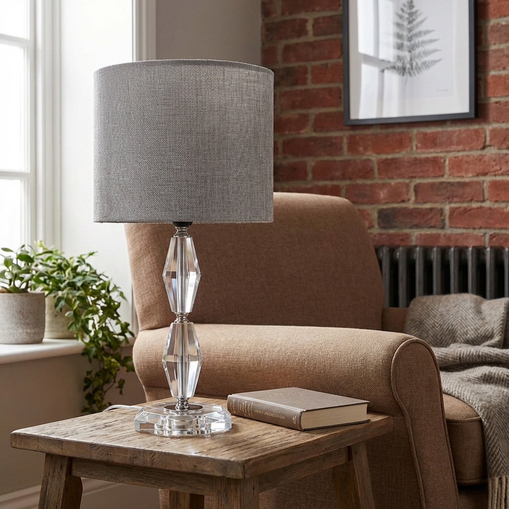 Aria Table Lamp Grey Image 6