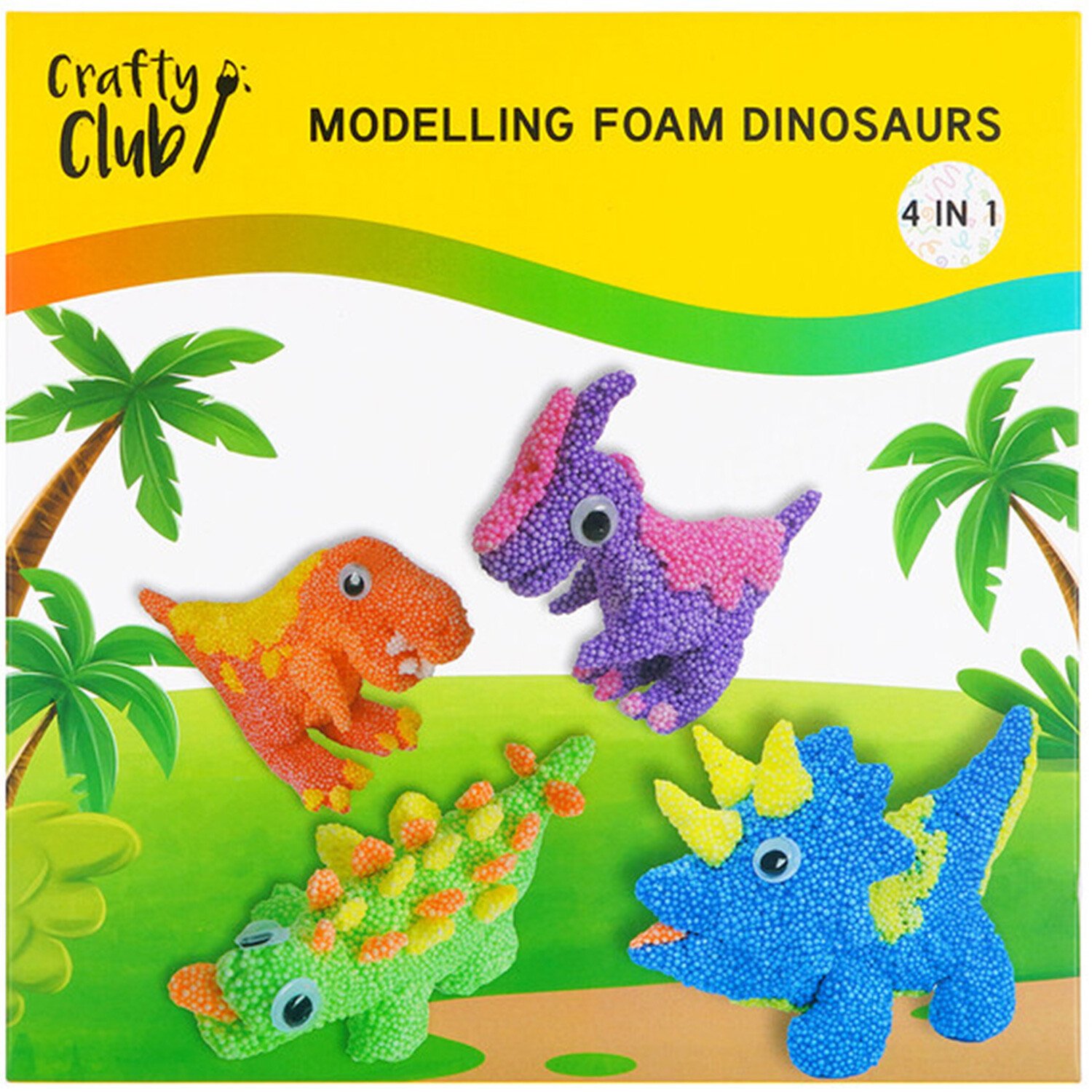 Crafty Club Modelling Foam Dinosaurs Image 1