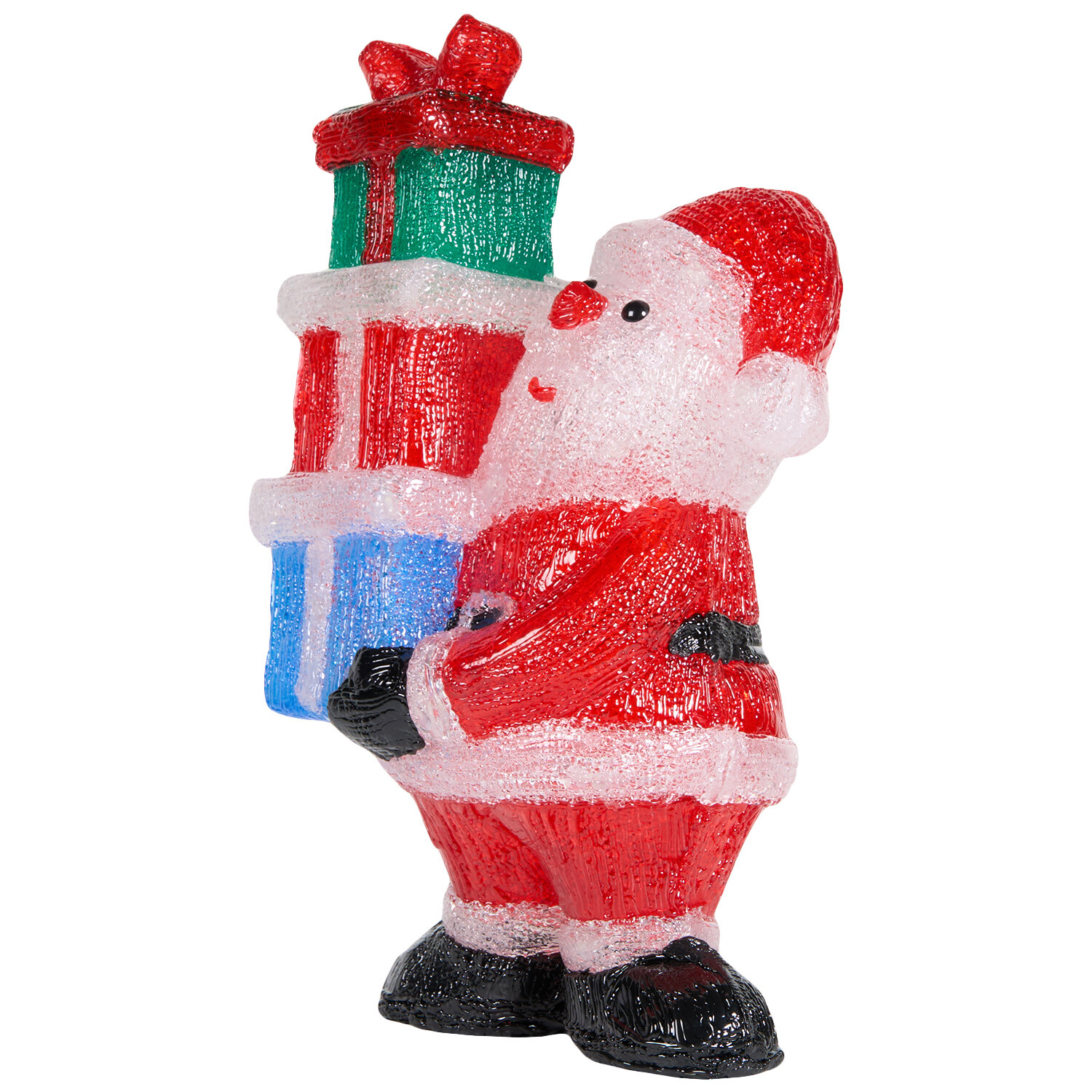 Acrylic Santa and Present StackCool White Image 4