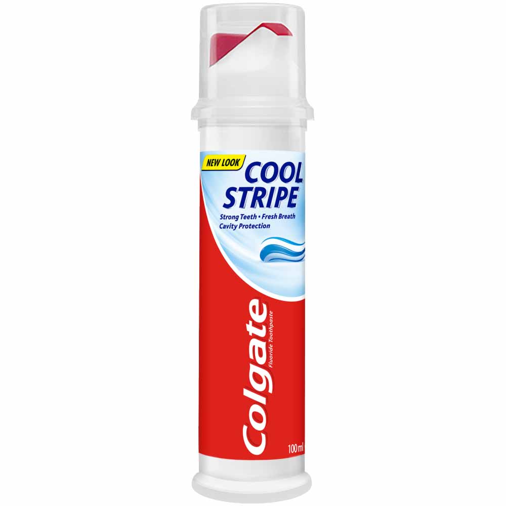Colgate Cool Stripe Toothpaste Pump 100ml Image 2