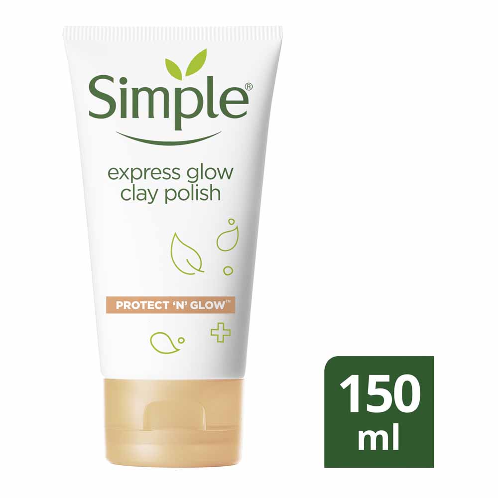 Simple Face Wash Glow Clay 150ml Image 1