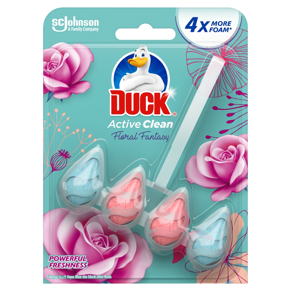 Toilet Duck Floral 5in1 Rimblock Wilko