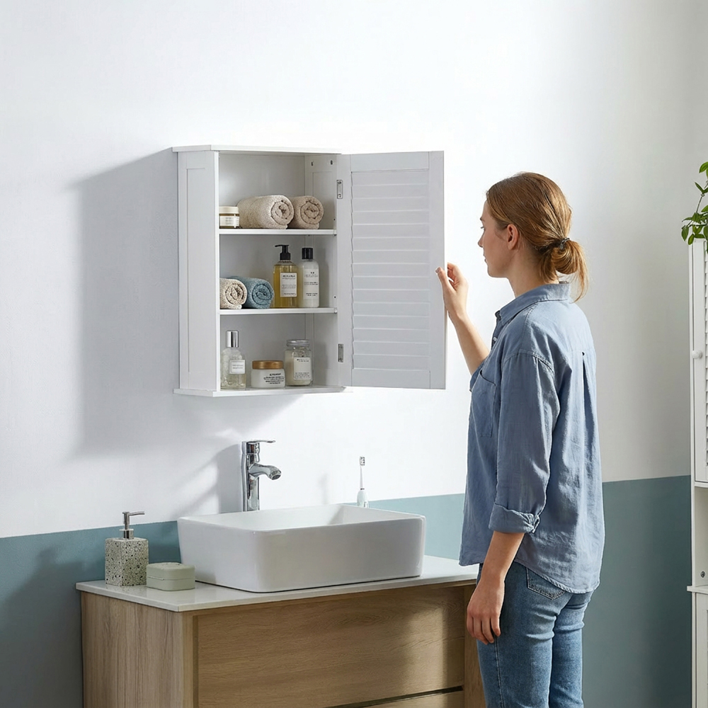 BATH VIDA Liano Single Door Bathroom Cabinet Image 6