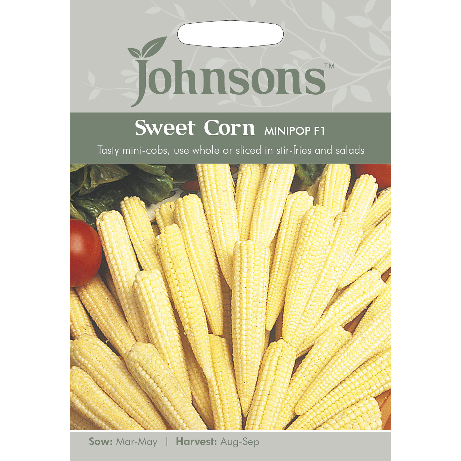 Johnsons Minipop F1 Sweet Corn Seeds Image 2