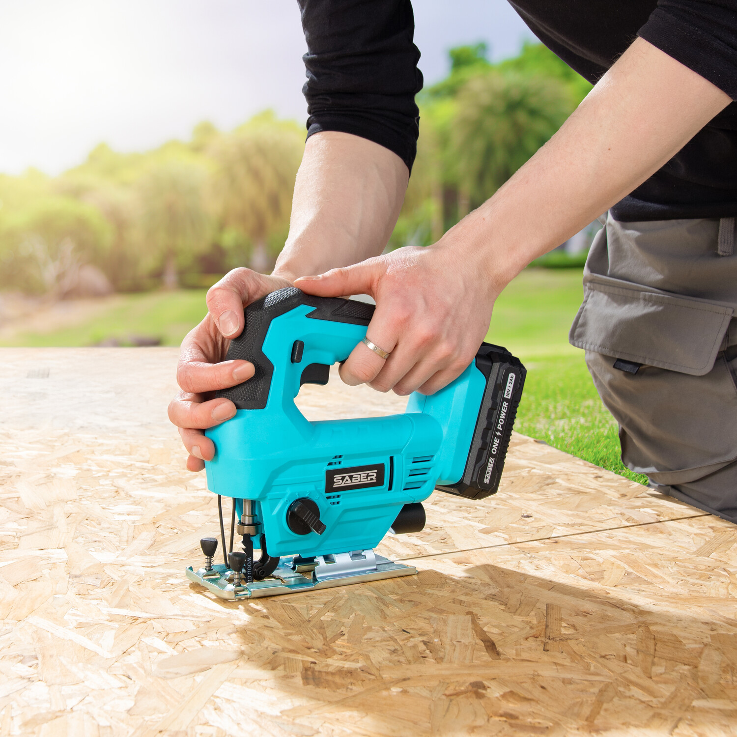 Saber 18V One Battery Cordless Jigsaw Bare Unit Image 7