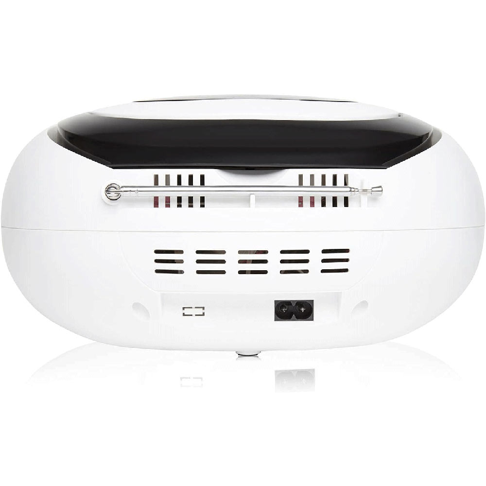 Grouptronics GTCD-501 White Stereo Boombox Portable CD Player with Radio Image 4