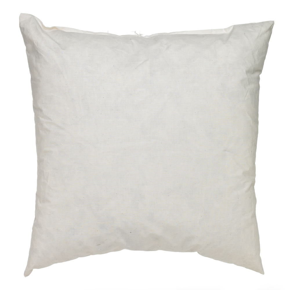Wilko Duck Feather and Down White Cushion Inner 46x 46cm Image