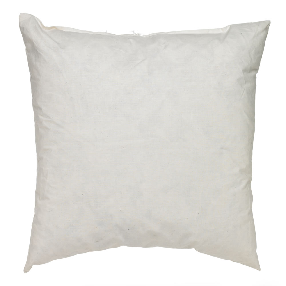 Wilko Duck Feather and Down White Cushion Inner 46x 46cm Image