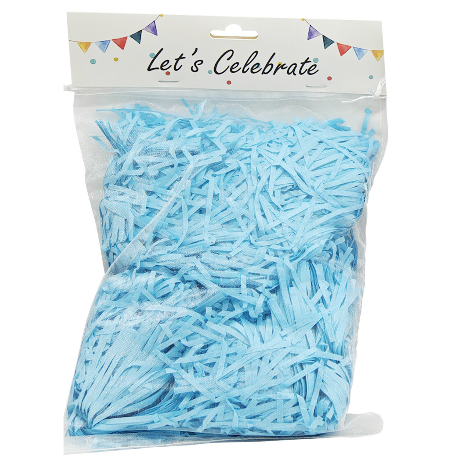 Pink or Blue Shredded Tissue Paper - Blue or Pink Image 2