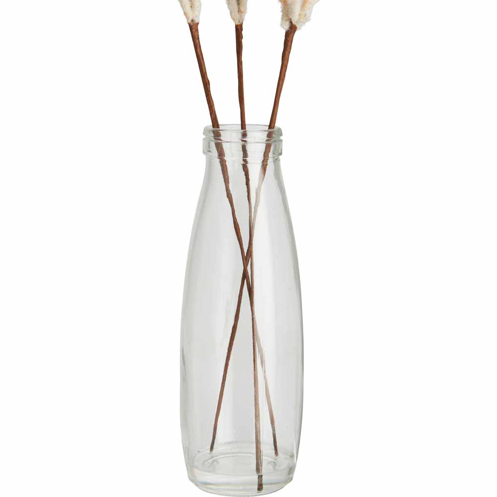 Wilko Homespun Grass in Glass Vase Image 2