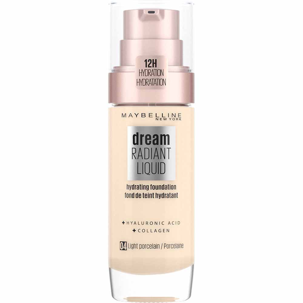 Maybelline Dream Radiant Liquid Foundation 04 Light Porcelain 30ml Image 1