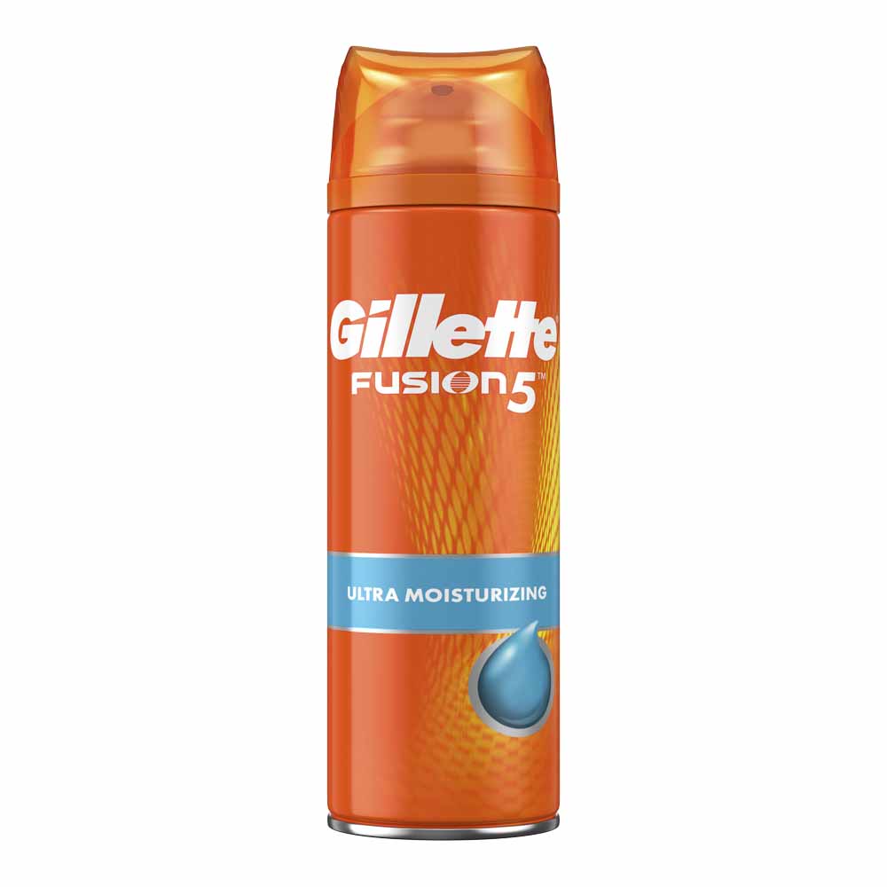 Gillette Fusion 5 Ultra Moisturising Shaving Gel 200ml  - wilko