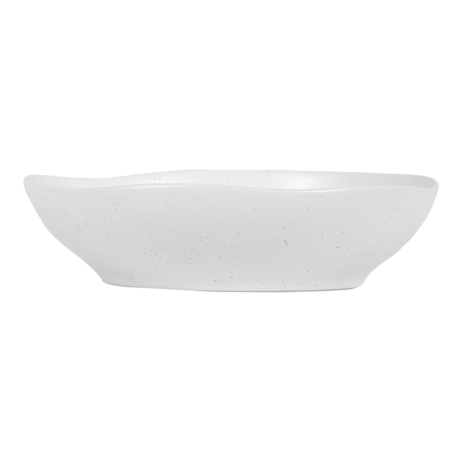 Crafted Serveware White Speckle Stoneware Bowl Image 2