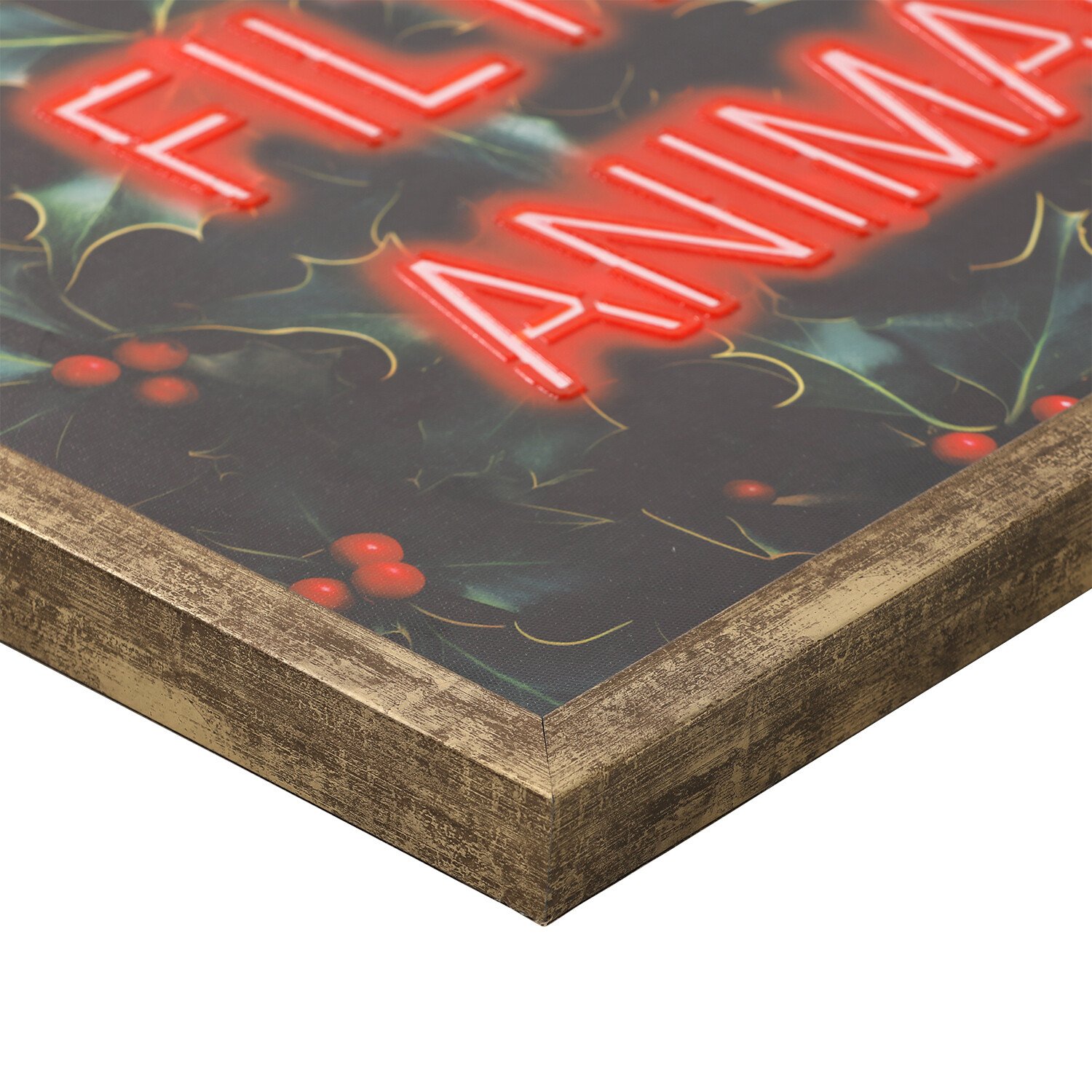 You Filthy Animal Christmas Framed ArtGreen Image 3