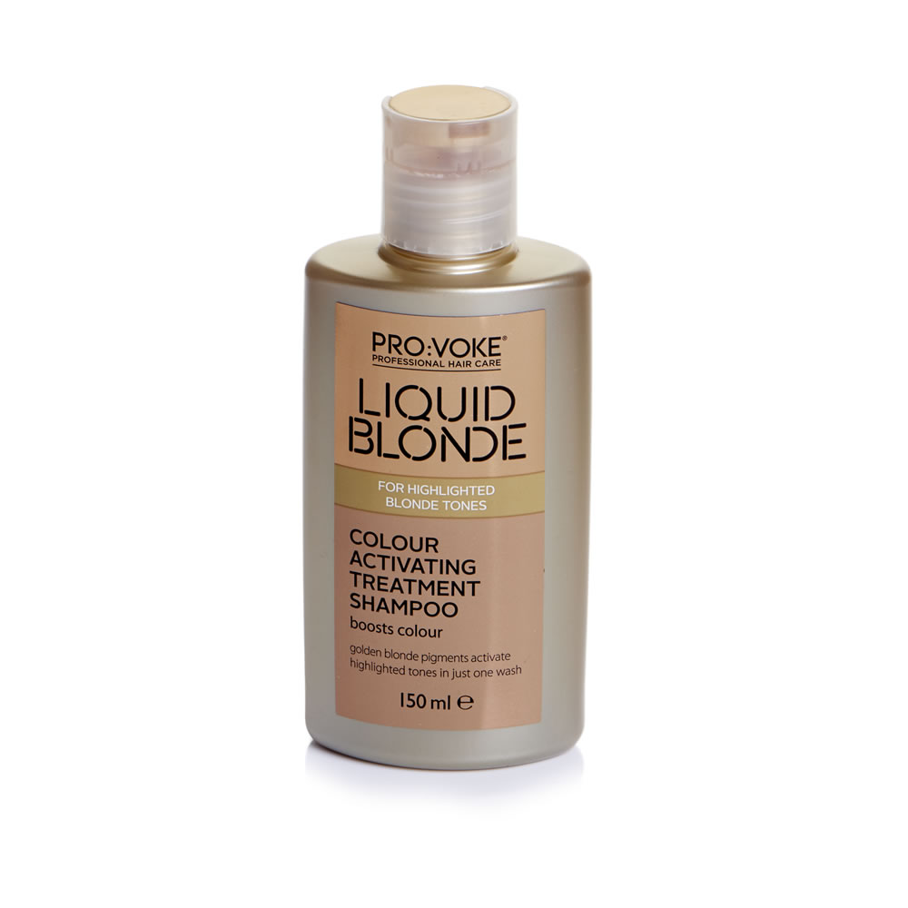 Pro Voke Liquid Blonde Colour Activating Treatment Shampoo 150ml Image