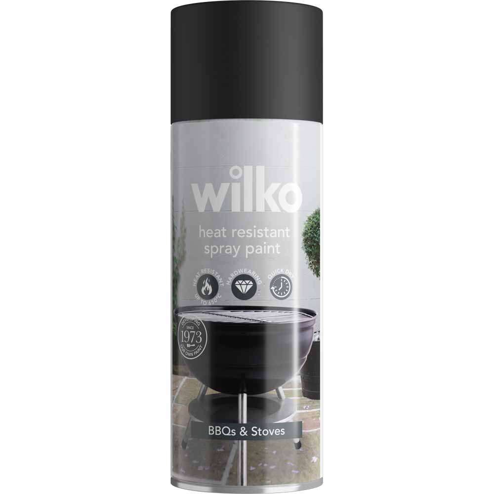 Stove Intense Black Spray Paint 400ml, Spray Paint For Metal Fire Pit