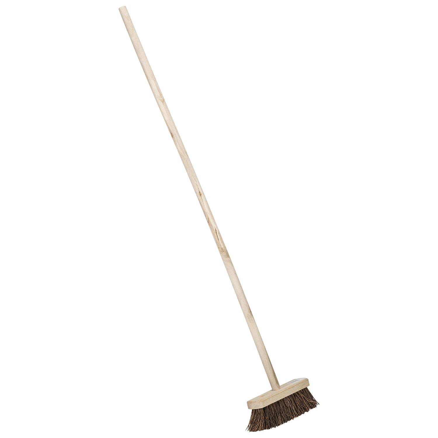 Stiff Wood Bassine Broom with Handle 45cm Image