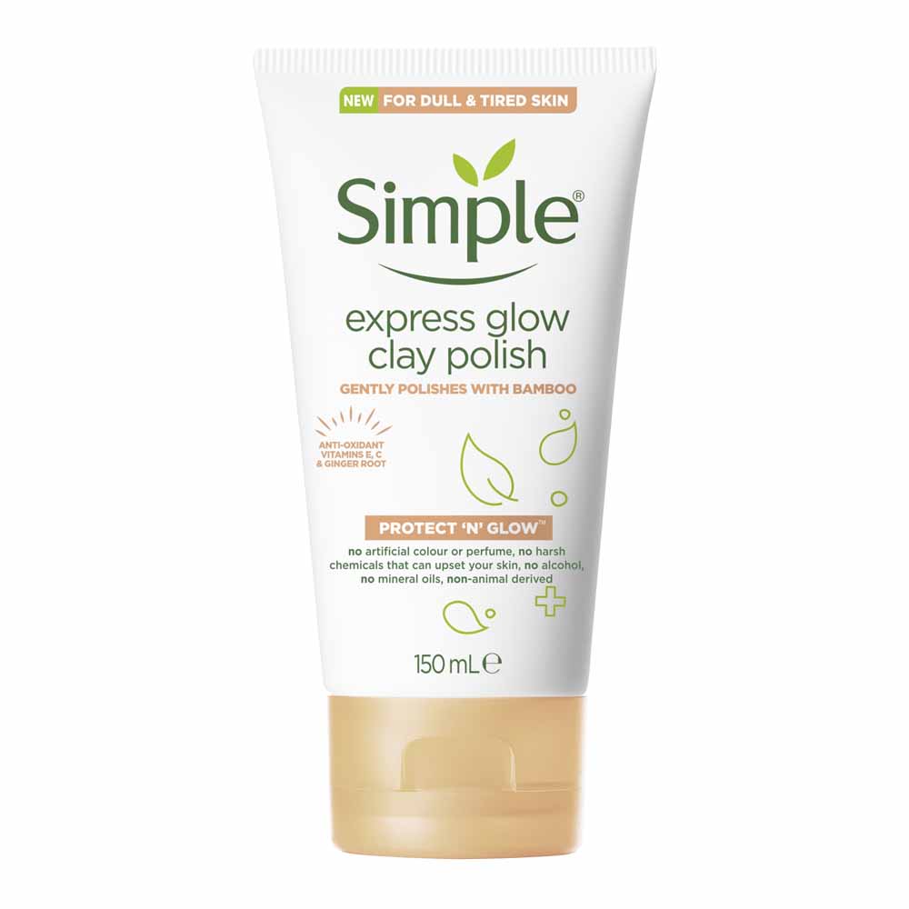 Simple Face Wash Glow Clay 150ml Image 2